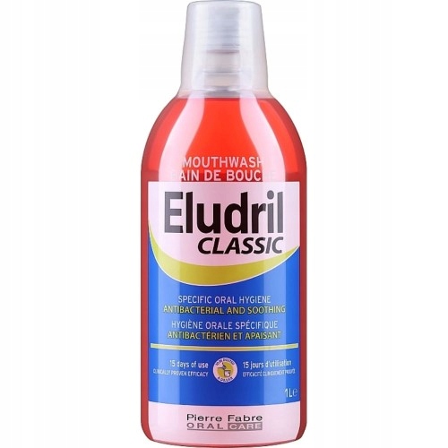 Pierre Fabre OTC ELUDRIL PŁYN CLASSIC 1L + pompka