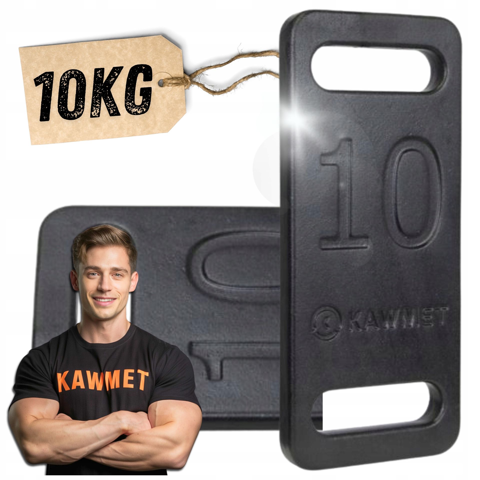 Obciążenie Płyta Żeliwna Do Plecaka na plecy dodatkowa waga góry 10 kg