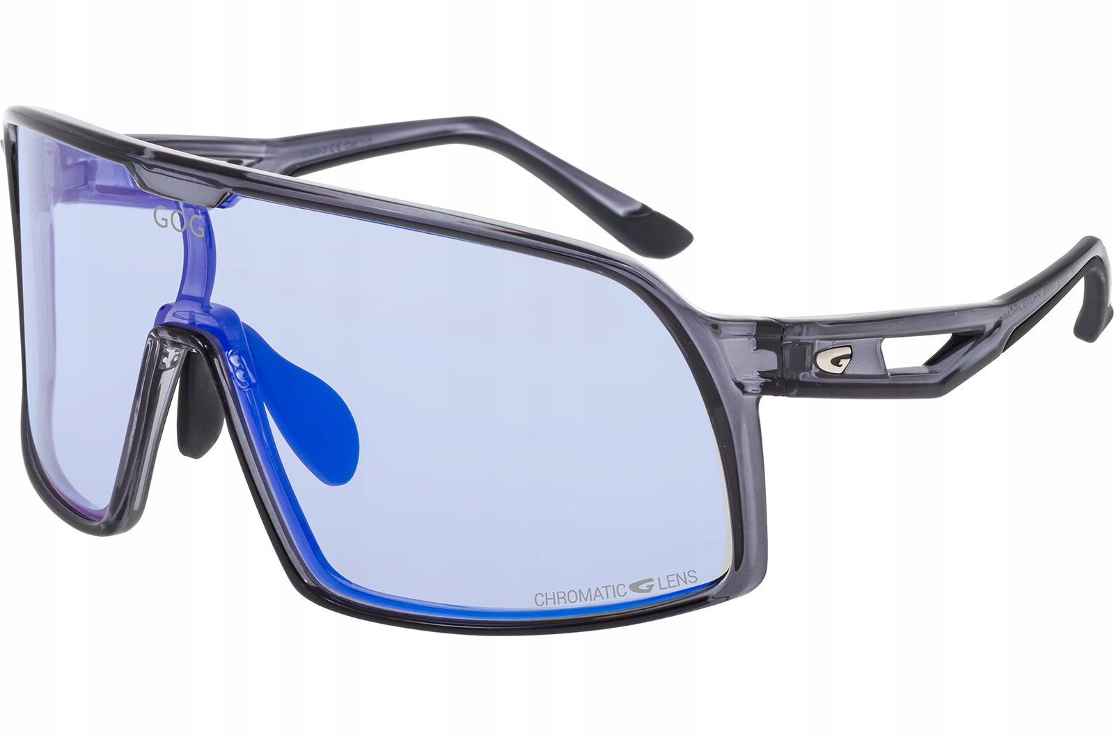 Okulary przeciwsłoneczne Gog Hyperion cristal grey/black (E500-3) S1-S3