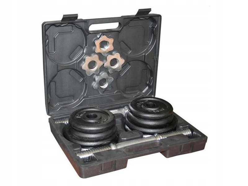 HMS Sztangielki STC20 w walizce 20 kg Czarny