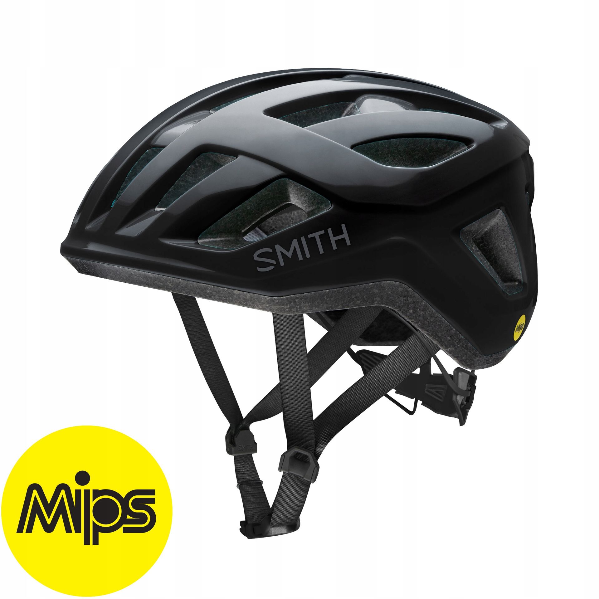 Smith Kask rowerowy miejski gravel rolki Signal Mips L 59-62 black czarny