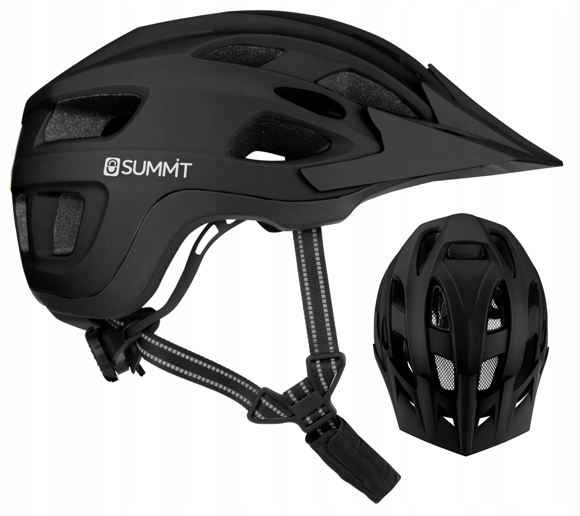 Kask rowerowy Led damski męski na rower rolki regulowany Summit 59-61