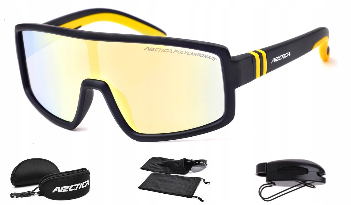 Okulary Przeciwsłoneczne Dziecięce Rowerowe Arctica S-1010A Lustrzanka