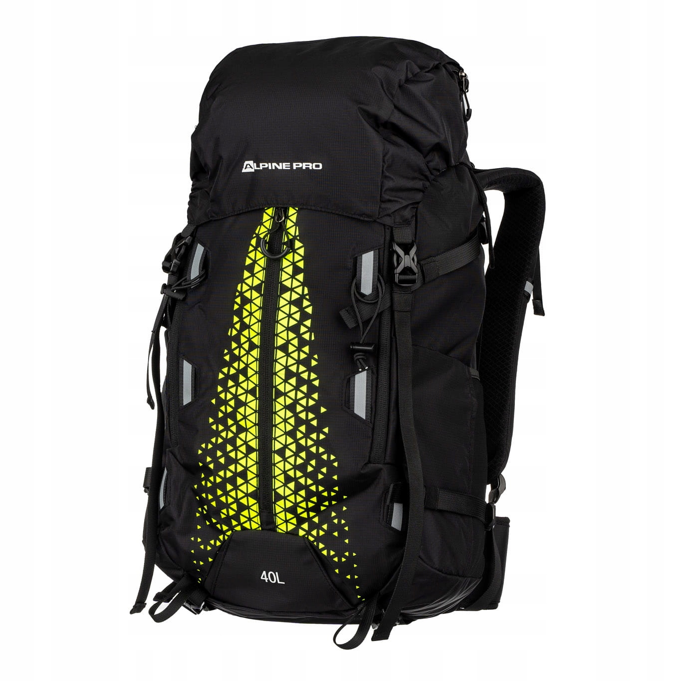 Alpine Pro Plecak trekkingowy z pokrowcem 40l Ugame czarny