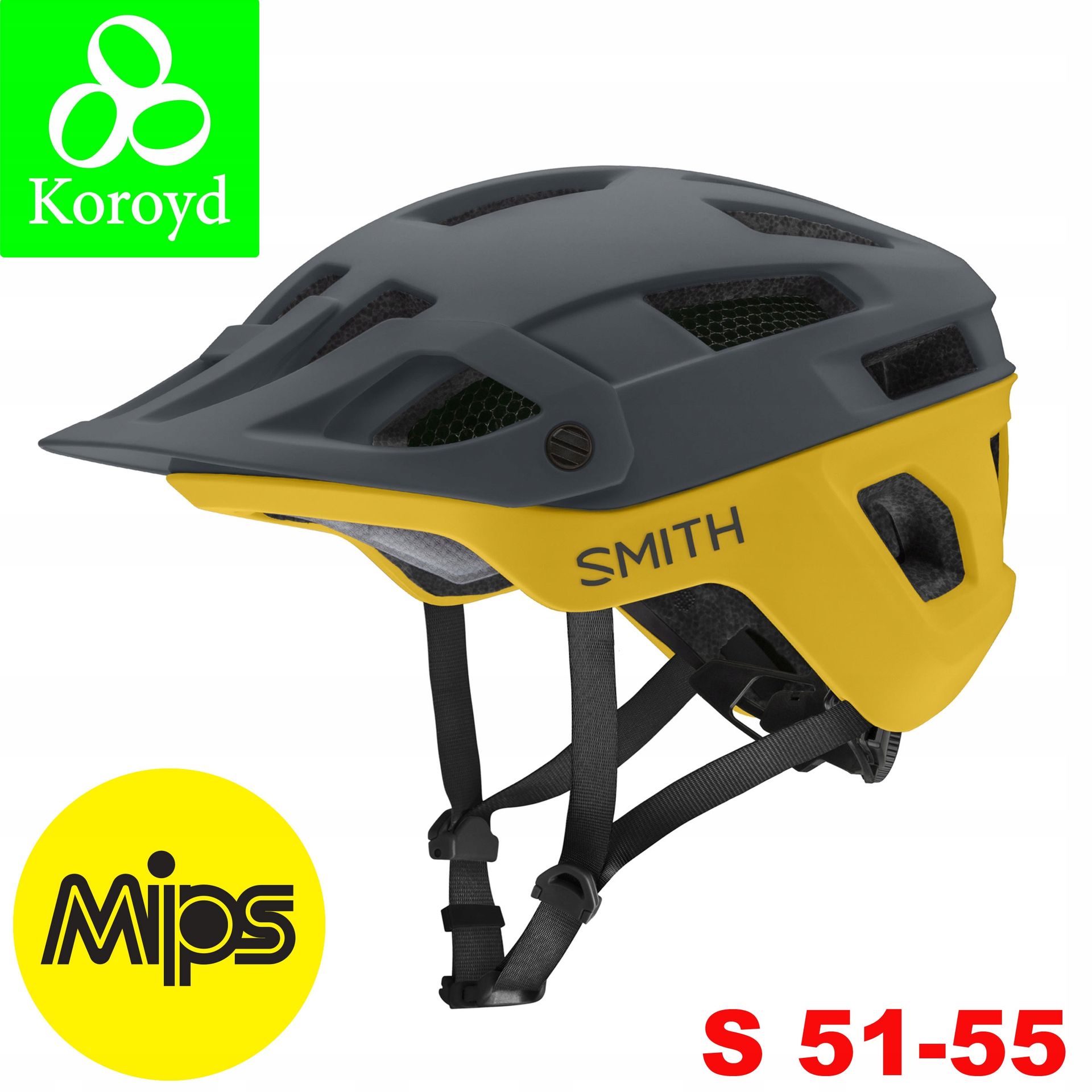 Smith Kask rowerowy Engage 2 Mips Koroyd Mtb S 51-55 Slate/Fool's Gold