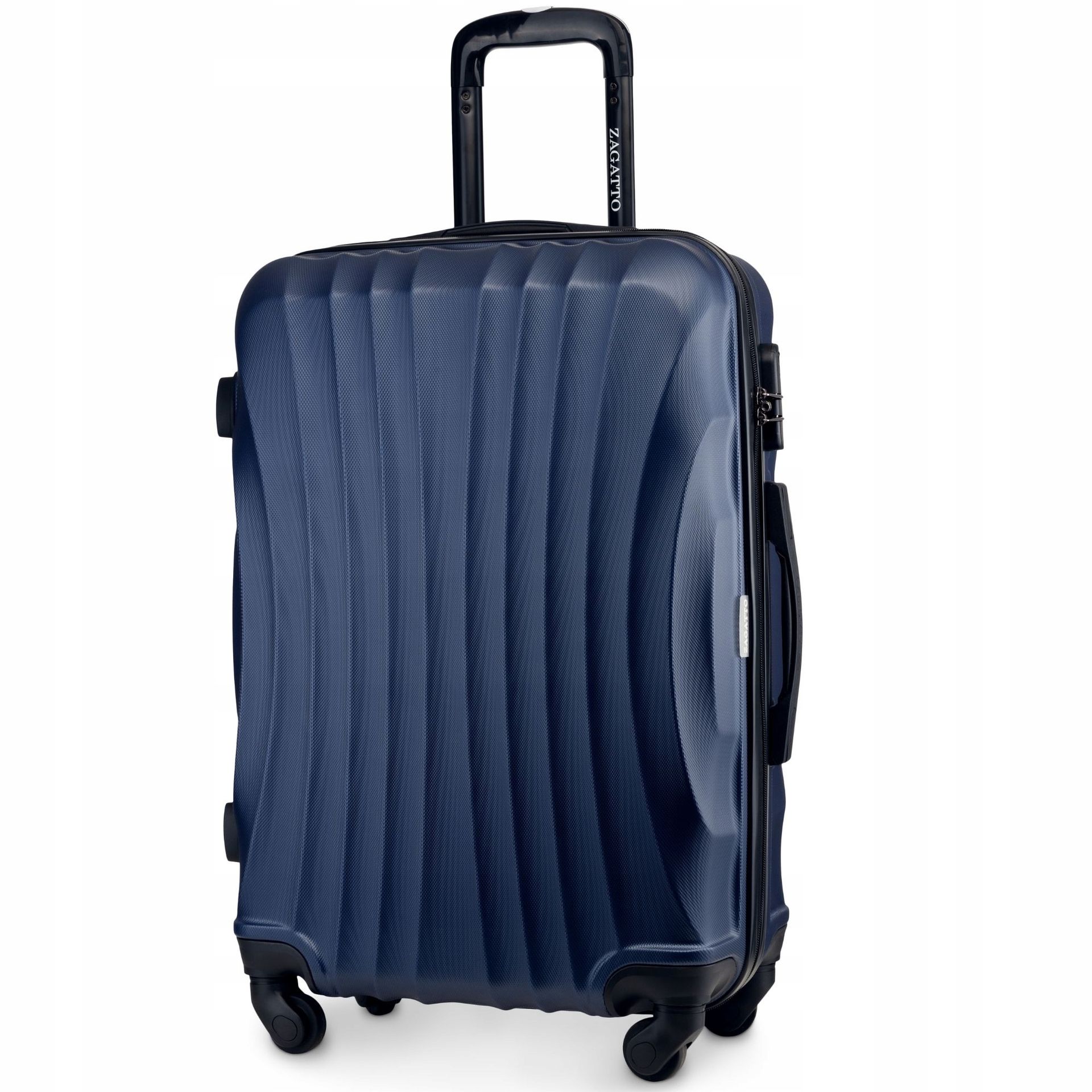 Średnia walizka podróżna na kółkach RYANAIR bagaż 60L twarda ZAGATTO