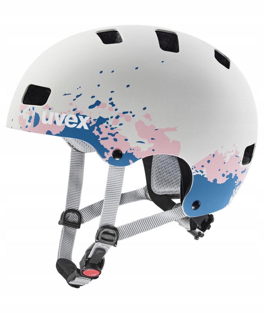 Kask rowerowy Uvex Kid 3 CC Gray Grapefruit 55-58
