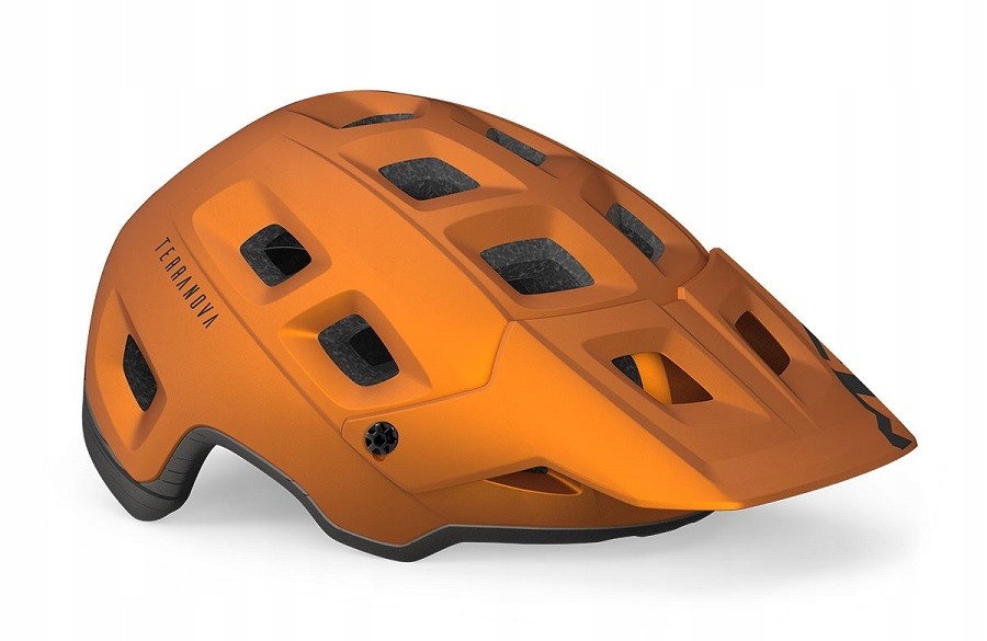 Kask rowerowy Met Terranova, pomarańczowy, rozmiar M