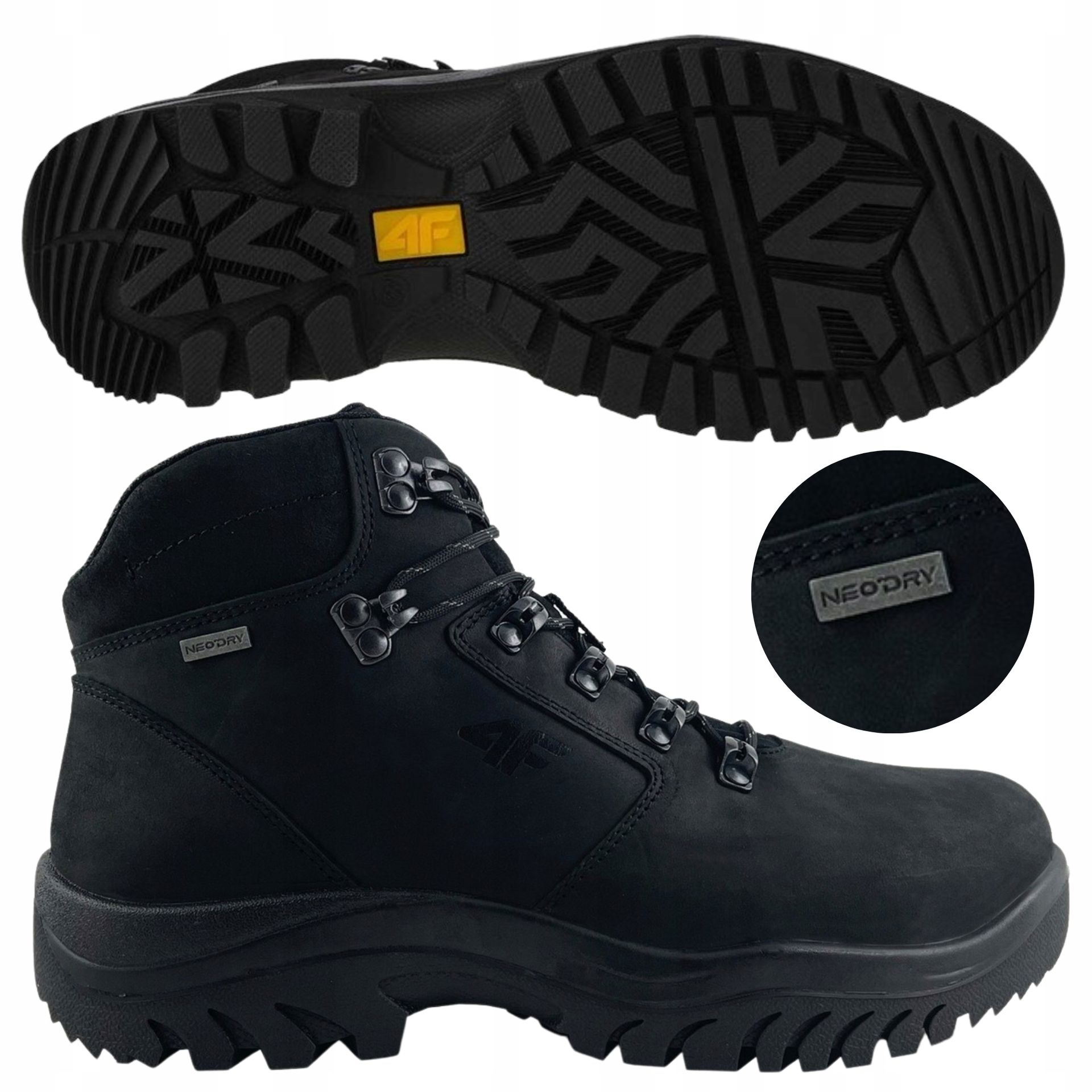 4F Buty Męskie Sportowe Trekkingowe Wodoodporne Trapery W Góry r 45