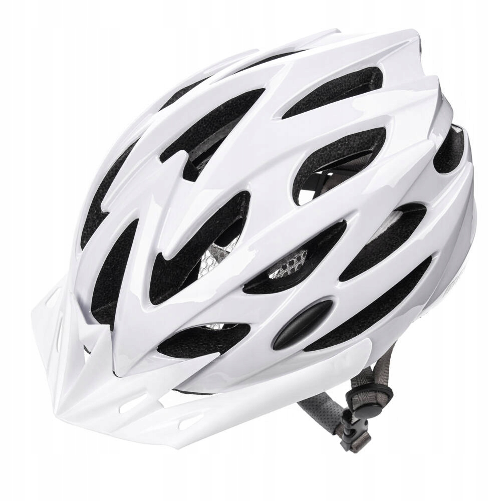 Kask rowerowy z daszkiem lekki regulowany na rower Meteor L 58-61 cm