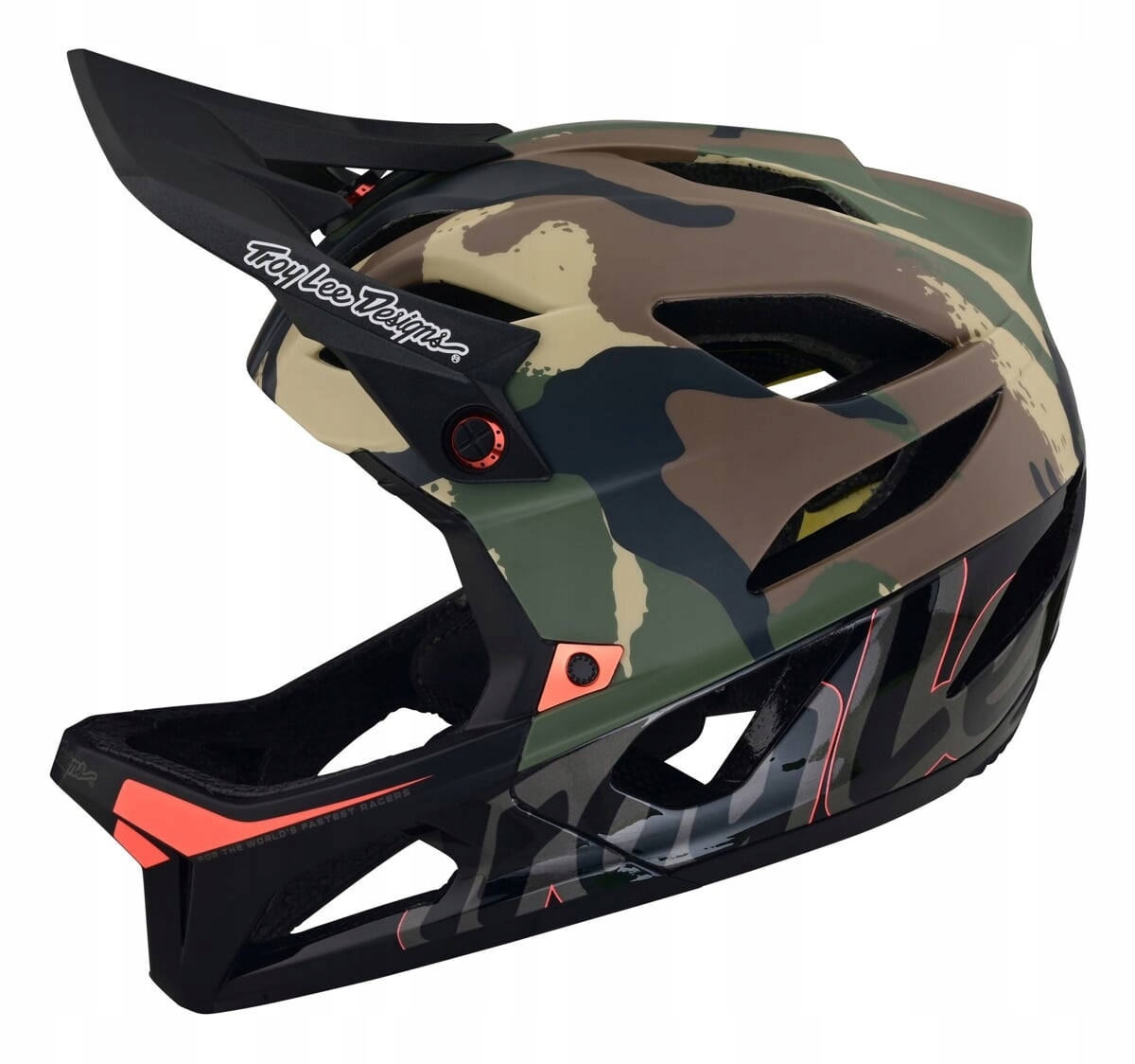 Kask Rowerowy Troy Lee Designs Stage Mips Signature Green Camo XL/XXL