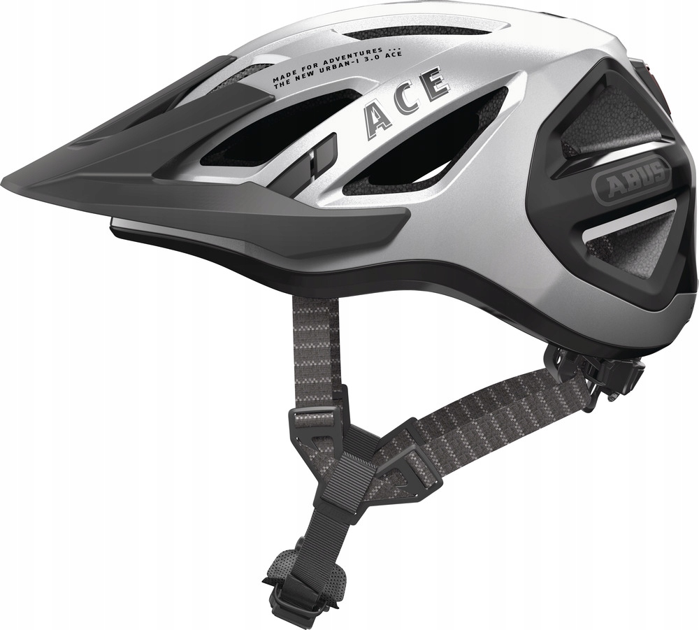 Kask rowerowy Abus Urban-I 3.0 gleam silver M 52-58