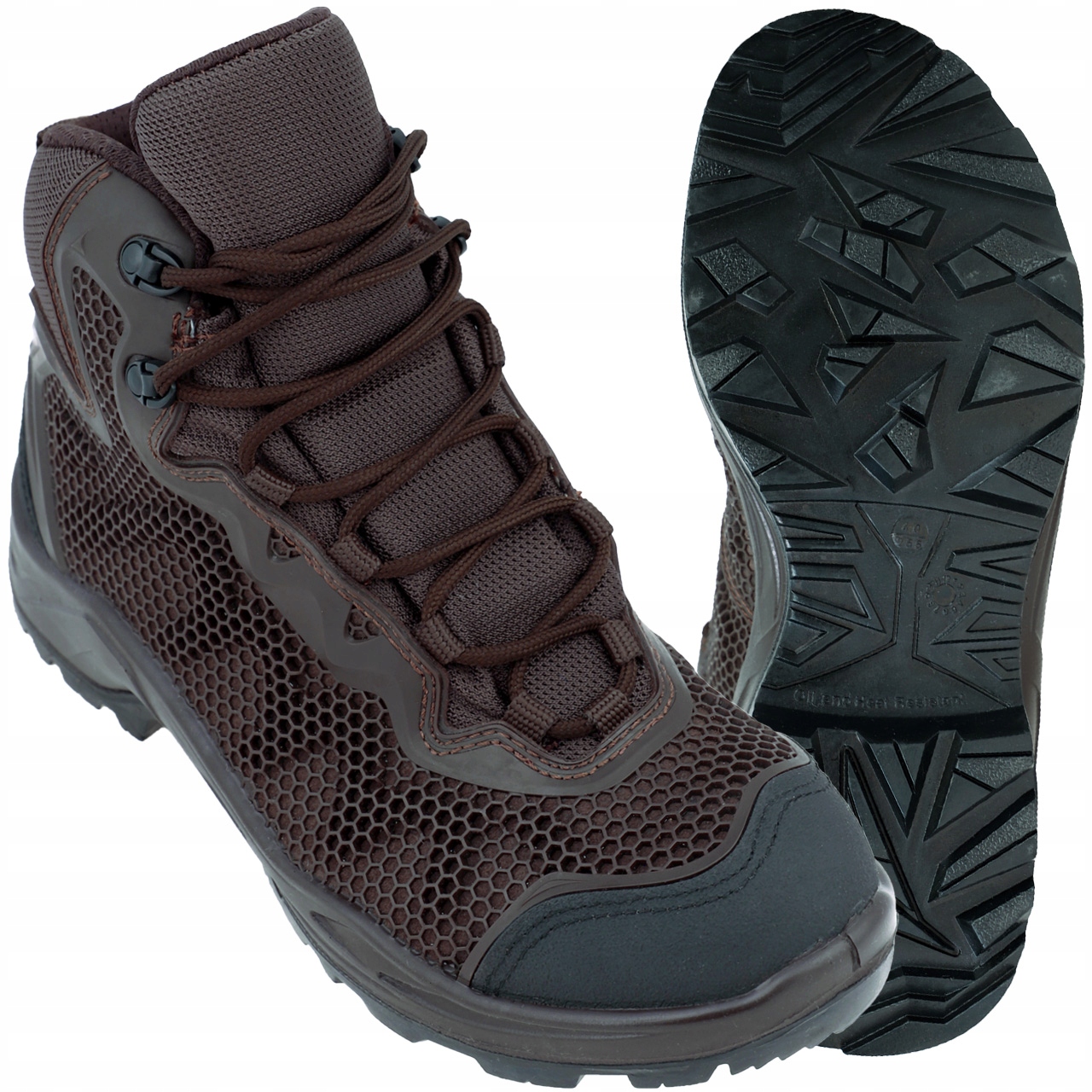 Buty Trekkingowe Męskie Wodoodporne Oddychające Talan Half Knee Brązowe 43