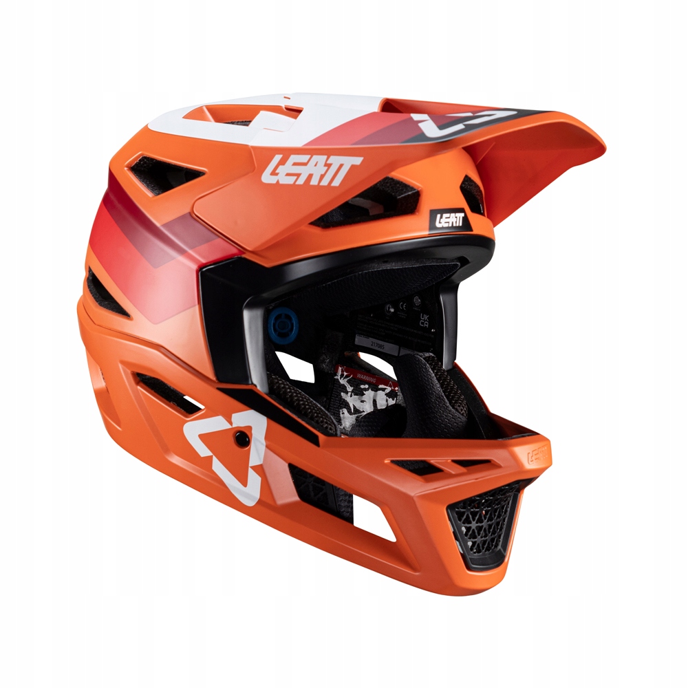 Leatt Kask Rowerowy Mtb Gravity 4.0 V24 Helmet Flame Kolor Pomarańcz