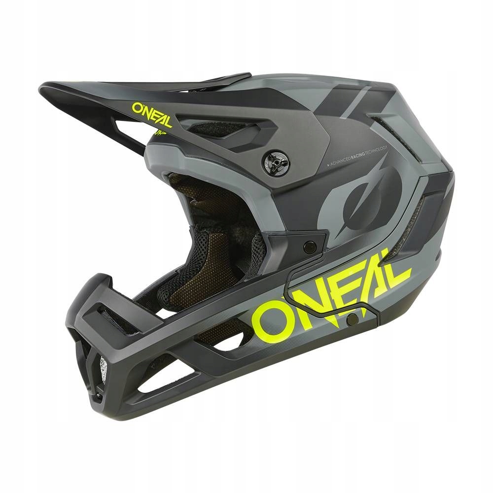 Kask rowerowy Mtb Dh enduro O'Neal SL1 Strike czarny z szarym xl 61-62cm