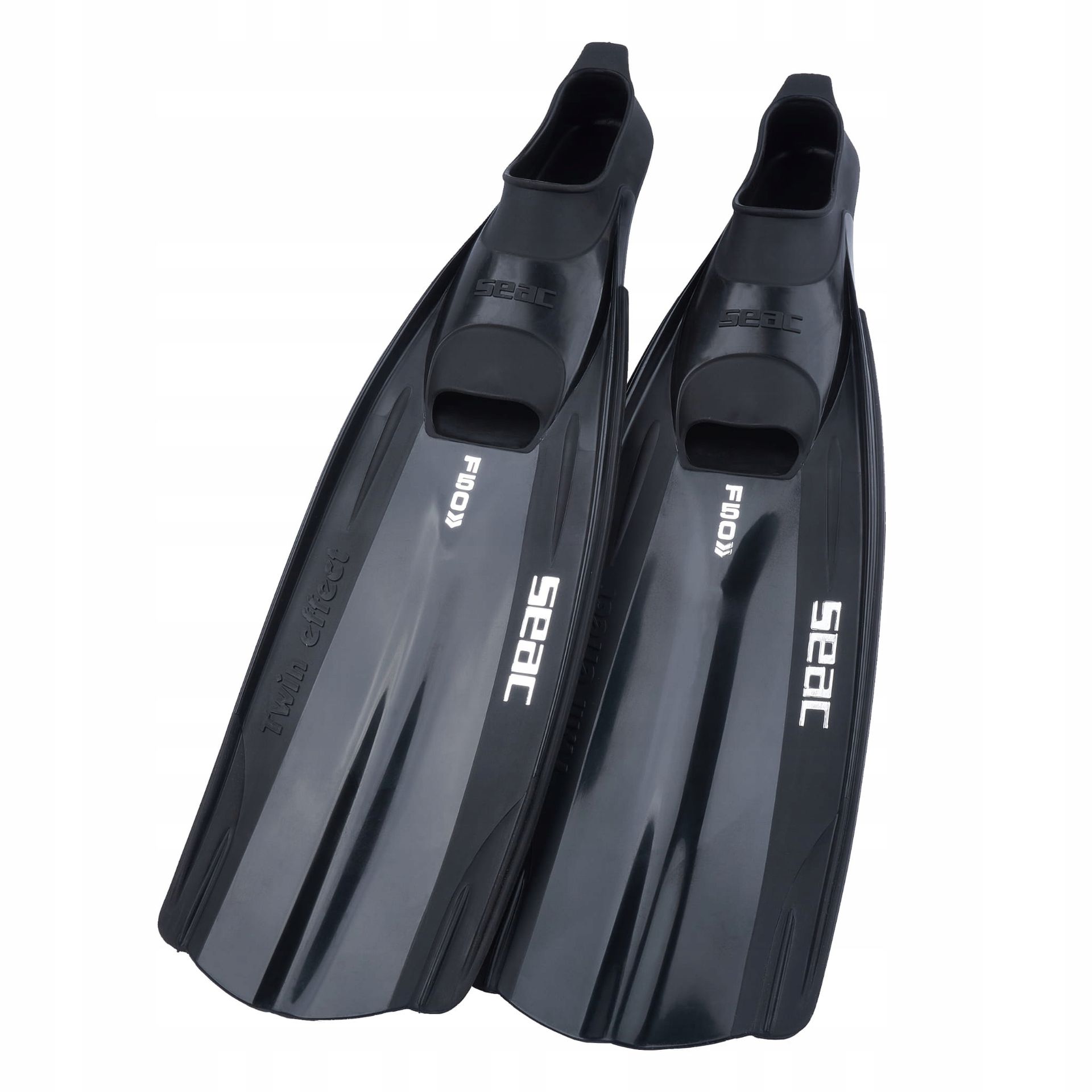 Seac F50 nurkowania firmy płetwy, czarny 0710035520456A_Noir_Taille 37-38