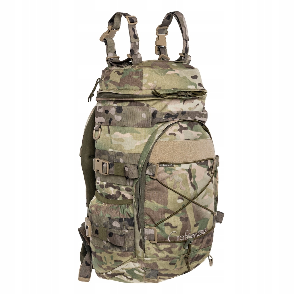 Plecak turystyczny taktyczny wojskowy moro Crafter 30 l MultiCam