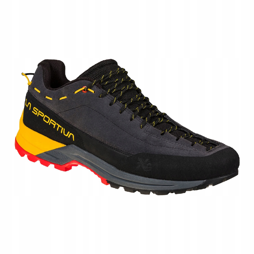 La Sportiva TX Guide Leather Shoes Men, carbon/yellow EU 42,5 2021 Buty podejściowe 27S900100-42