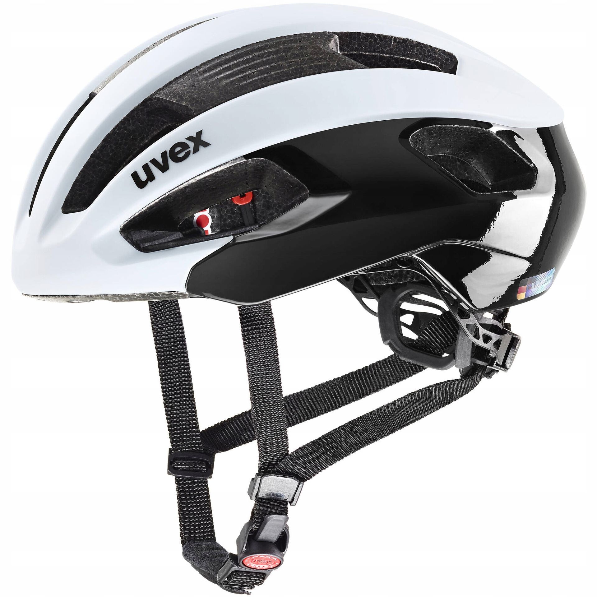 Kask Rowerowy Szosowy Gravelowy Uvex Rise CC Cloud White/Black 52-56 cm