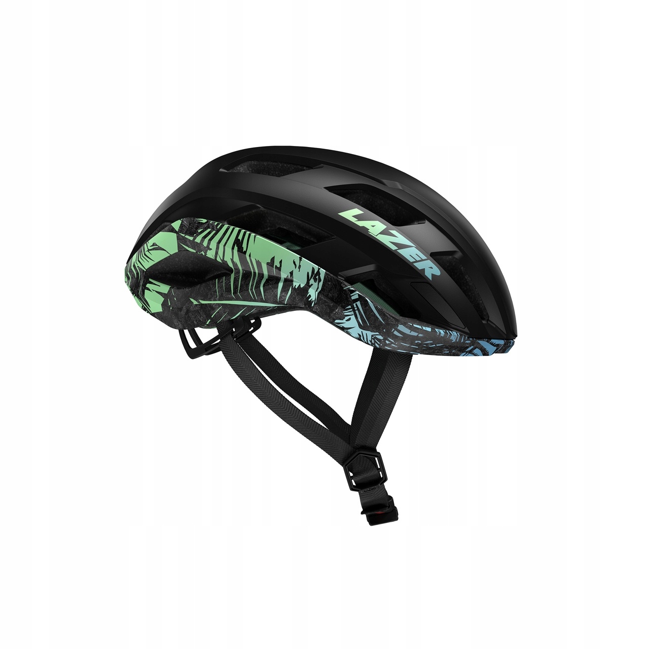 Kask rowerowy Lazer Strada KinetiCore Matte Tropical Leaves M
