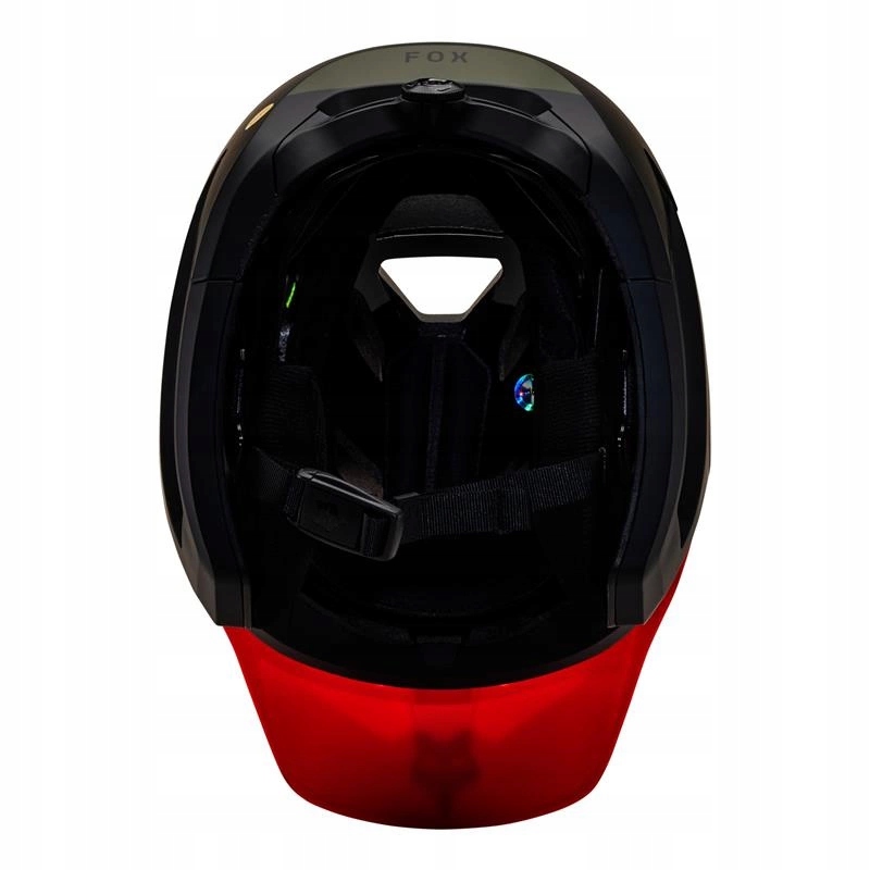Kask rowerowy Fox Dropframe Pro Nyf Orange Flame pomarańczowy fluo