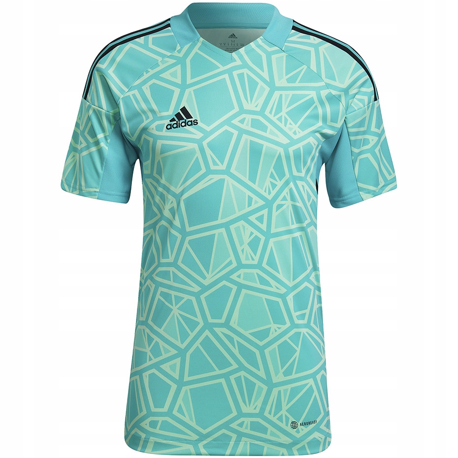 Koszulka męska Condivo 22 Goalkeeper Short Sleeve zielona HB1618 :s