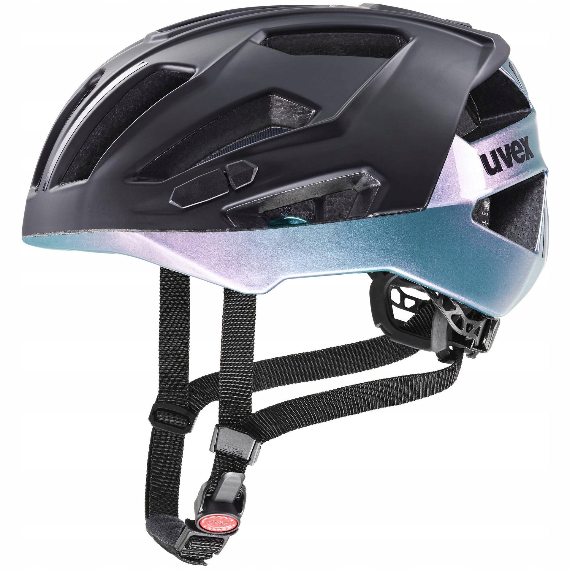 Kask Rowerowy Gravelowy Uvex Gravel X Black Flip Flop Matt 52-57 cm