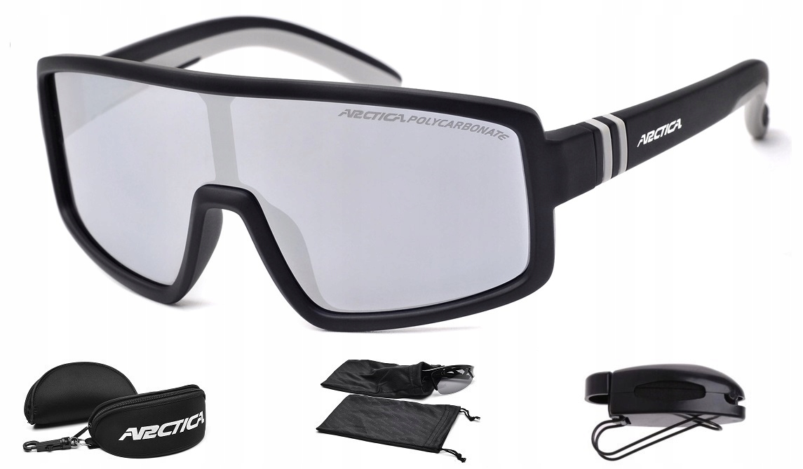 Okulary Przeciwsłoneczne Dziecięce Rowerowe Arctica S-1010 Lustrzanka