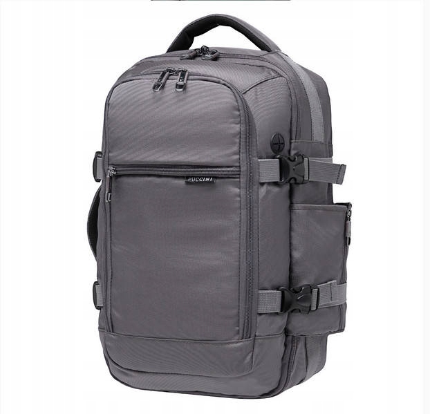 Bagaż Podręczny Do Samolotu Plecak Szary Miejski Puccini Lekki Nowy