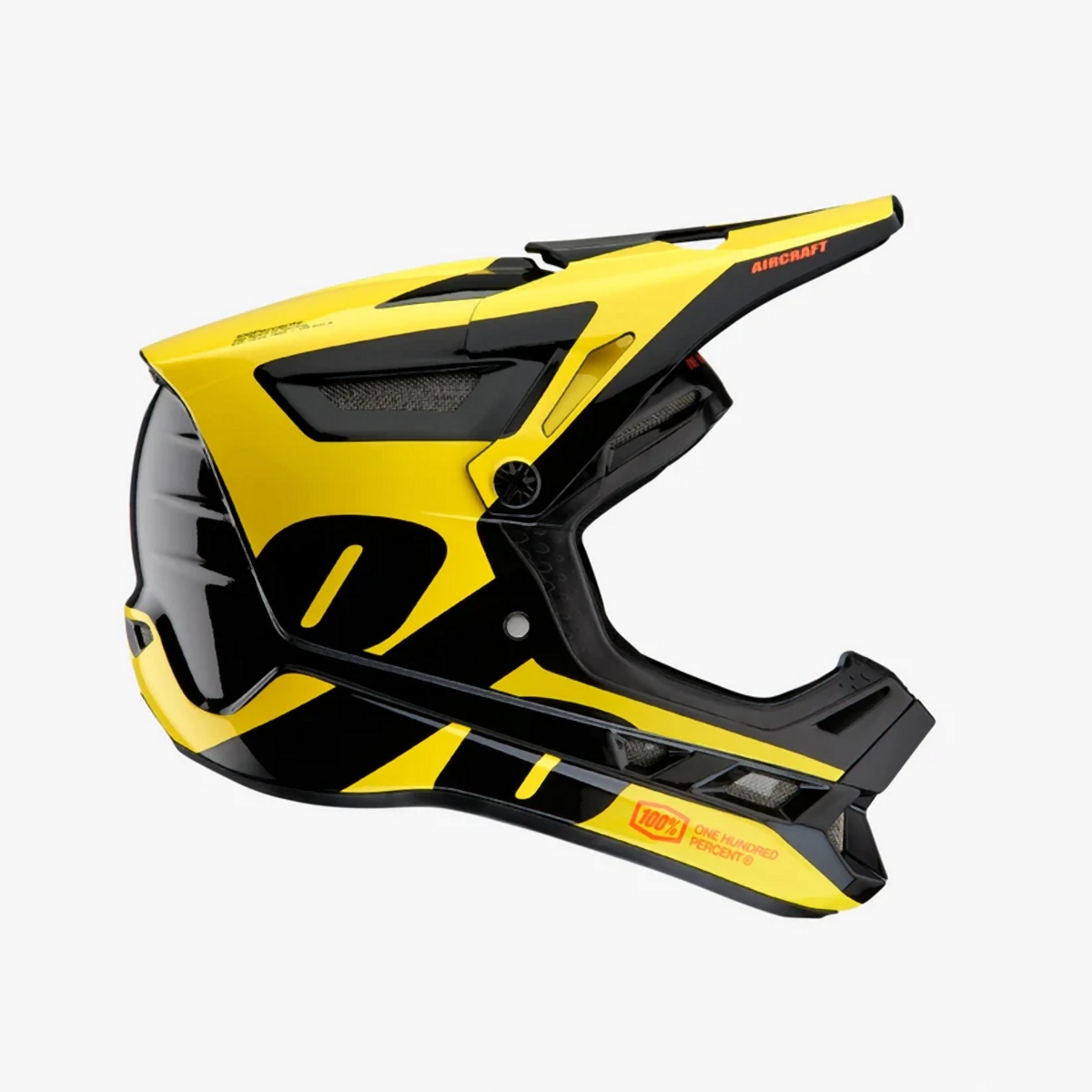 100 Procent Mtb Kask Rowerowy Model Aircraft Composite Ltd Kolor Neon Yello