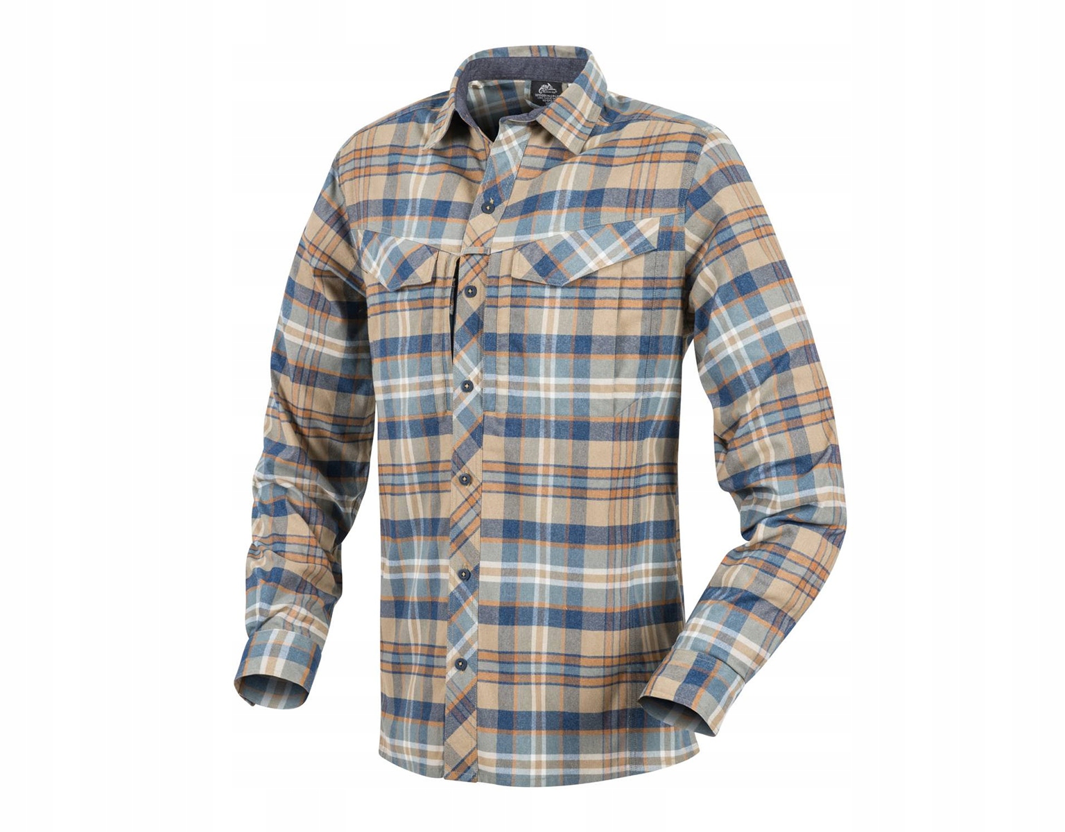 Koszula męska w kratę Helikon Defender Mk2 Pilgrim Ginger Plaid Xs