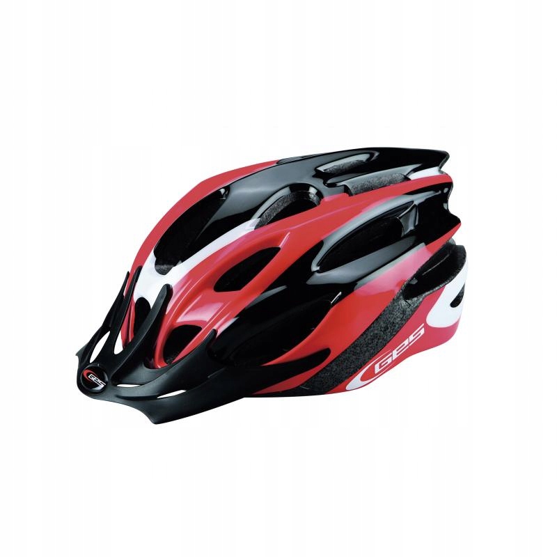 kask rowerowy Ges Rocket roz L czarno czerwony