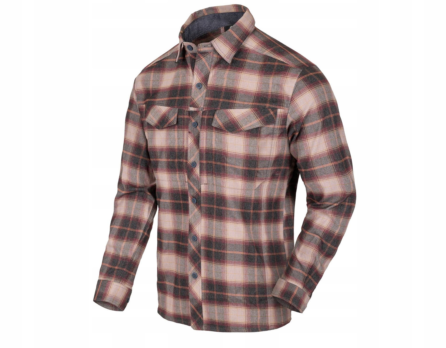 Koszula męska w kratę Helikon Defender Mk2 Pilgrim Rust Plaid 3XL