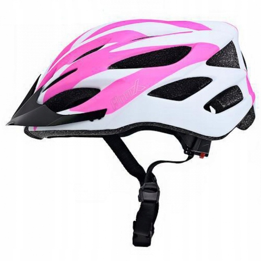 Kask rowerowy Prox Thumb rozmiar M biało różowy