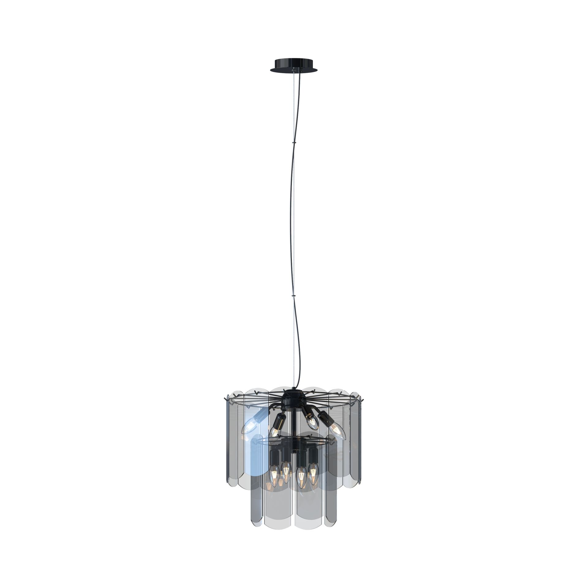 Dekoracyjna, elegancka lampa wisząca MD3523-8M-EBCN z serii NIRA 