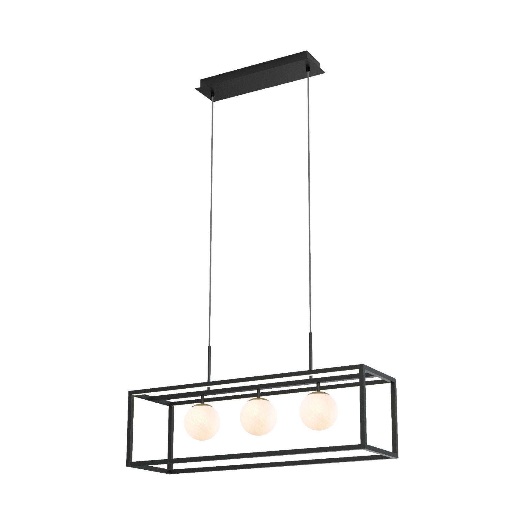 Industrialna lampa wisząca nad wyspę MD3115-3-3BT z serii PIRO 