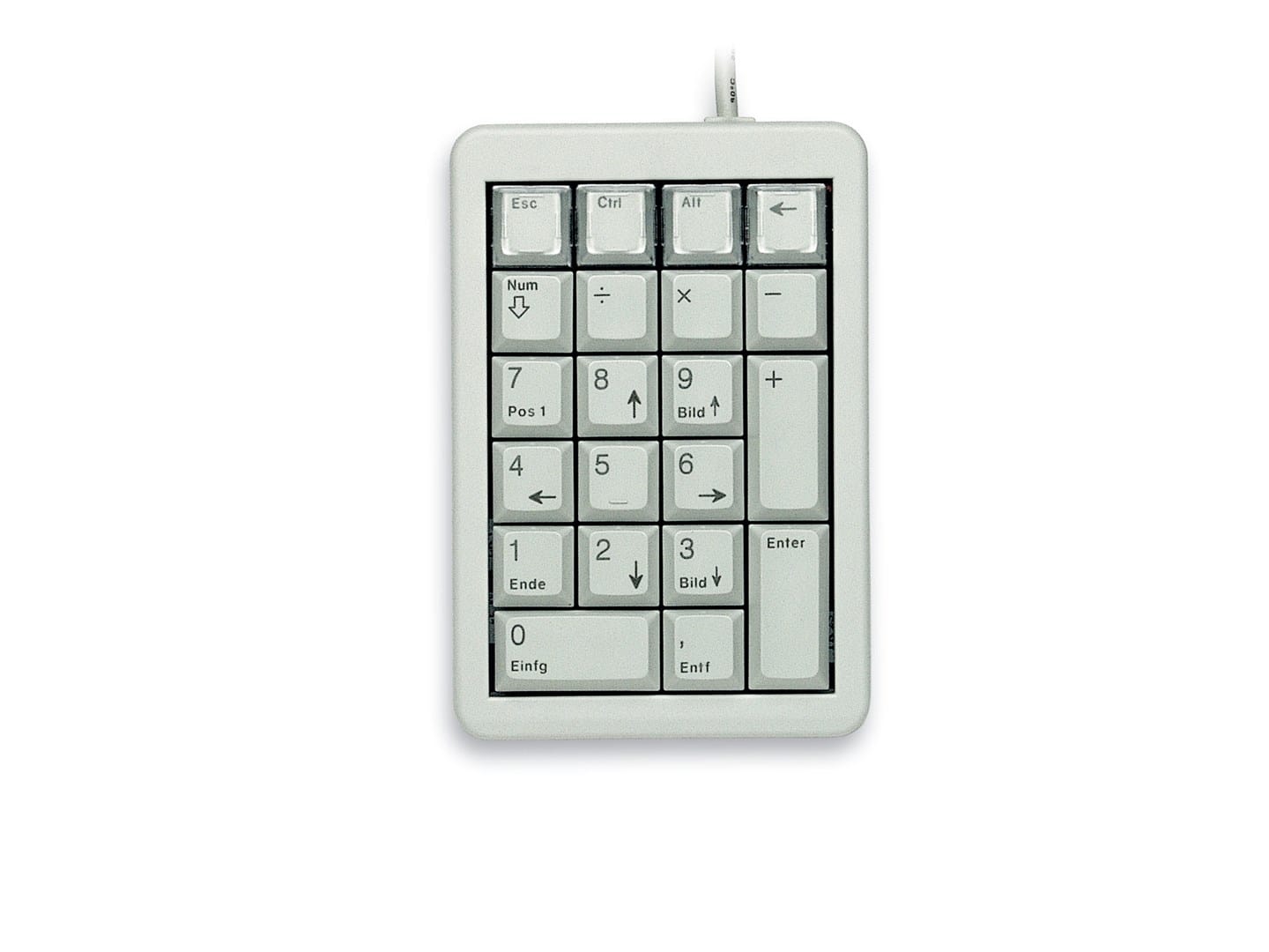 CHERRY G84-4700 klawiatura numeryczna Laptop/PC USB Szary  G84-4700LUCDE-0
