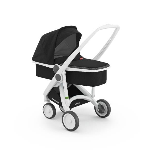 Wózek Greentom Carrycot white - black