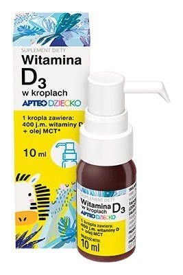 APTEO Dziecko Witamina D3 400j.m. ,10ml
