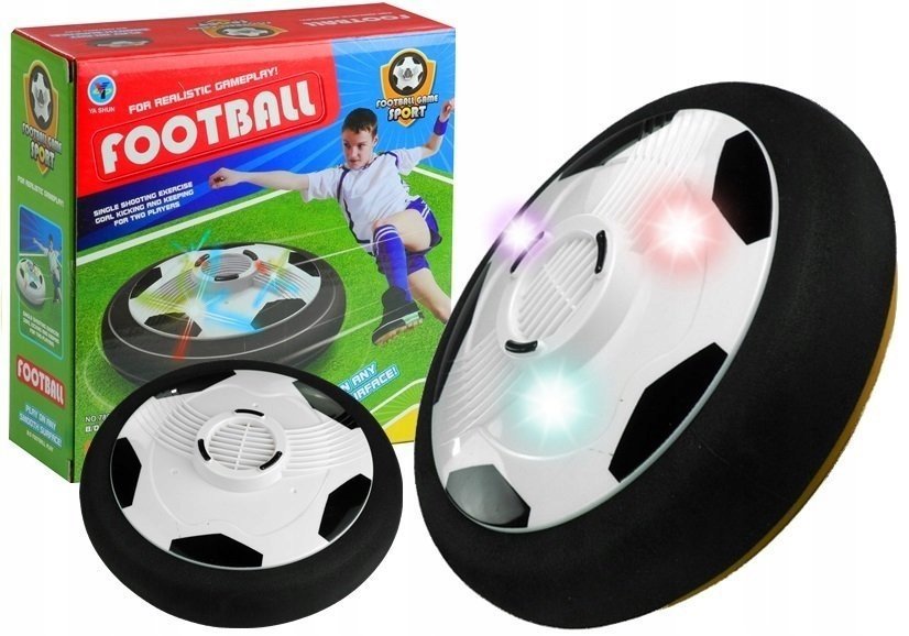 PIŁKA NOŻNA POWIETRZNA LATAJĄCA PODUSZKA ŚWIECI Hover Ball DIODY LED