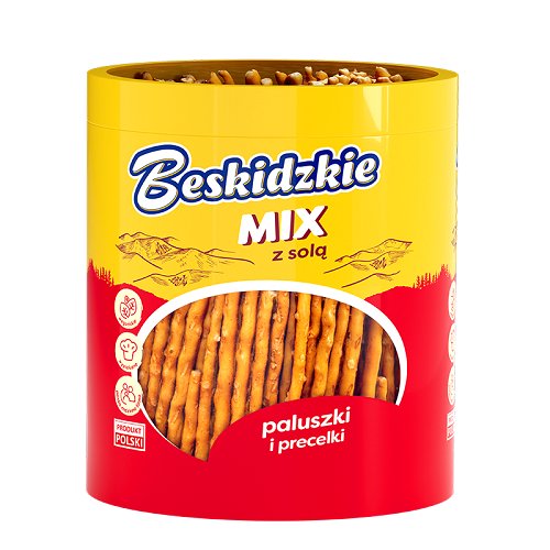 BESKIDZKIE Tuba mix 275g (paluszki sól+precle sól) [12]