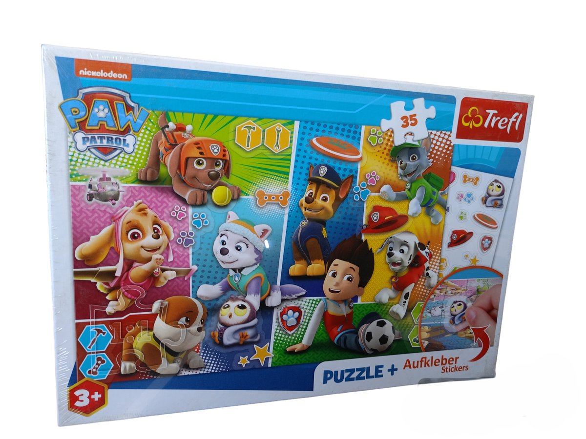 Puzzle Paw Patrol + Sticker 75119