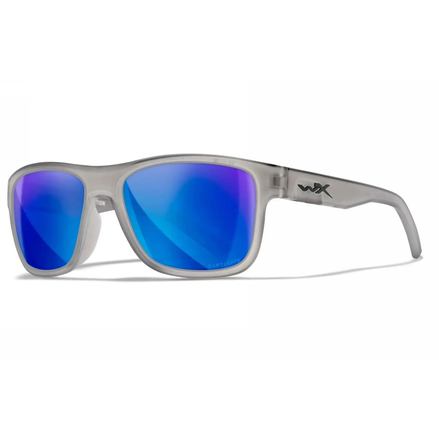 Okulary Taktyczne Wiley X OVATION Captivate Polarized Blue Mirror / Matte Slate Frame