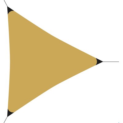 Żagiel przeciwsłoneczny PROGARDEN 984300 Żółty 300 x 300 x 300 cm