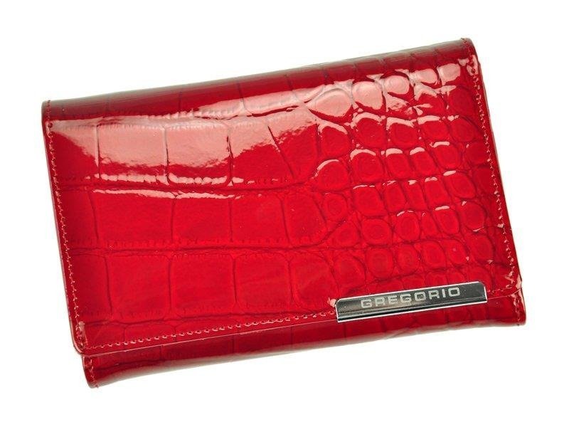 Portfel damski skórzany PELLUCCI BC-112 Czerwony - czerwony