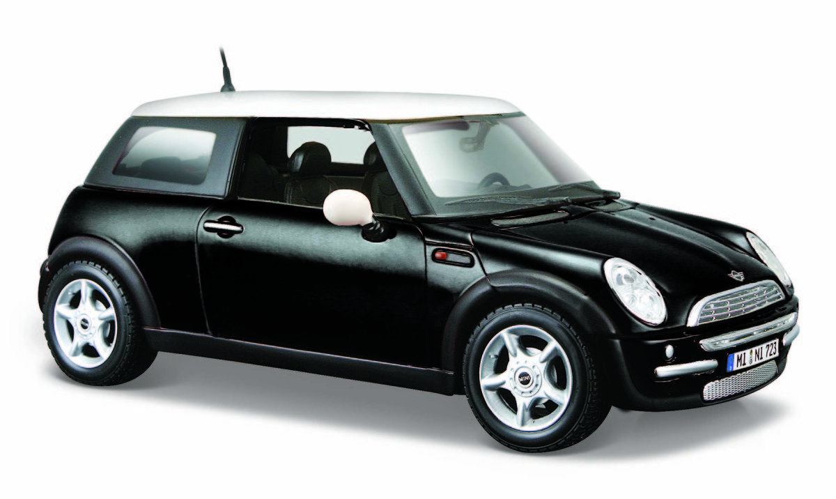 Mausto, Mini Cooper, Czarny Mat, 1/24, 31219