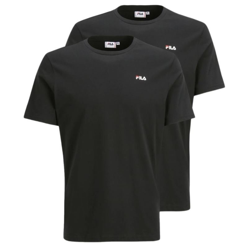 Fila T-Shirt Brod Tee 2-Pack Czarny Fam0083.83128 S