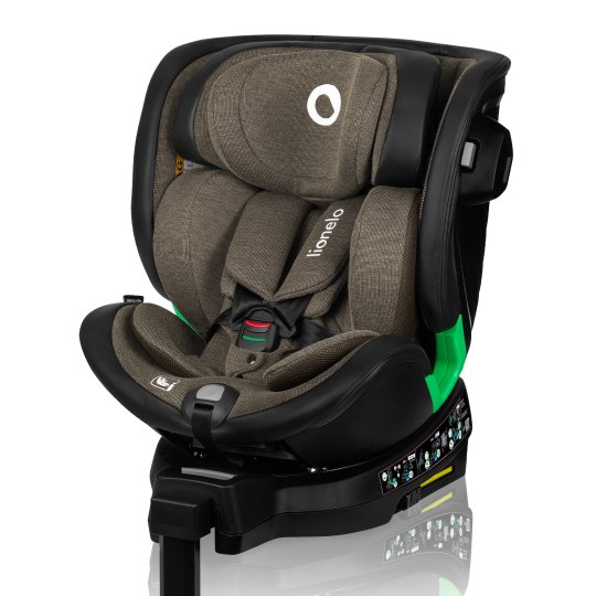 Lionelo Fotelik Samochodowy Harmony I-Size Od 40 Do 150 Cm Harmony I-Size Green Olive Lether