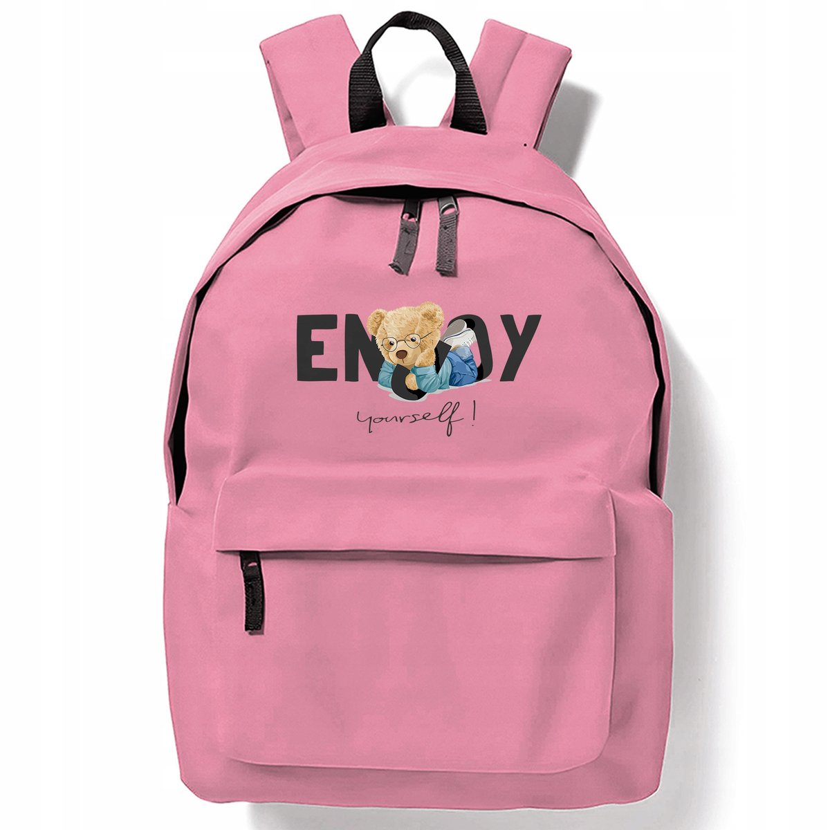 PLECAK SZKOLNY UCZNIA RÓŻOWY FUN AND CHILL Wzory