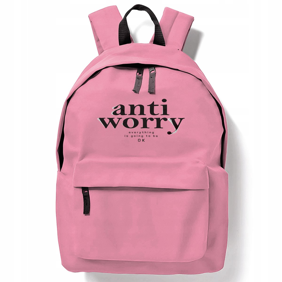 PLECAK SZKOLNY DO SZKOŁY RÓŻOWY ANTI WORRY Wzory